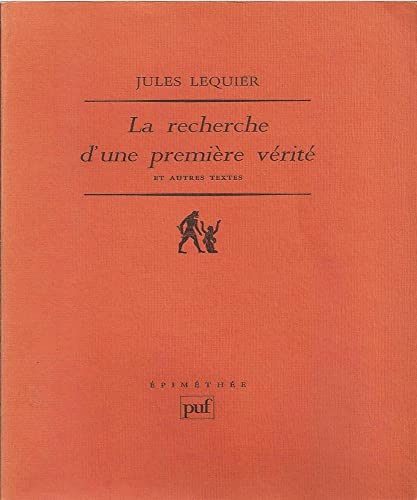 Être et représentation - Une généalogie de la métaphysique moderne